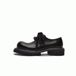 Height-enhancing leather shoes, high-grade genuine leather thick-soled lightweight Mickey head derby shoes men's spring 151802