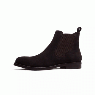 Autumn and winter men's suede high-top sleeve leather boots British gentleman Chelsea boots leather shoes men H570