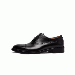 Men's leather shoes autumn and winter carved British yuppie leather shoes Oxford shoes wedding shoes men's shoes 108701