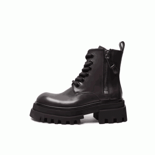 Winter new British style height-enhancing men's shoes thick-soled short boots Martin boots men 154524