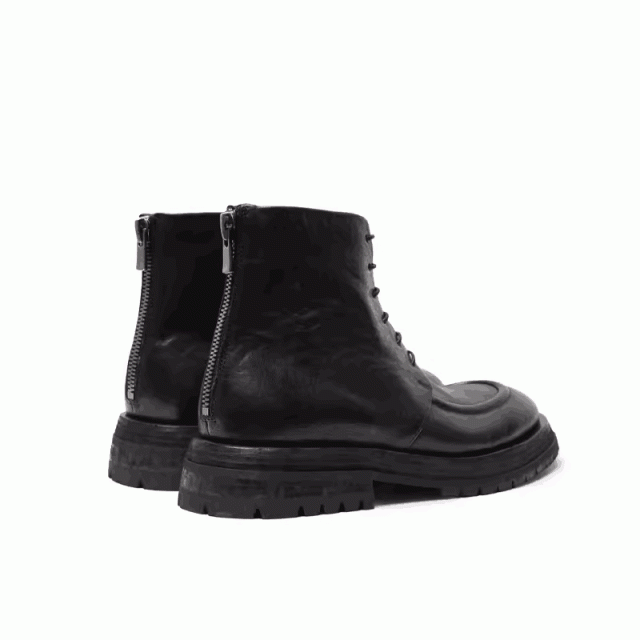 Autumn and winter new men's shoes washed old thick sole heightened wear-resistant high-top Martin boots men 150901