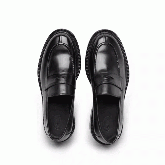 Men's leather shoes genuine leather lazy slip-on retro British casual loafers men summer 124902