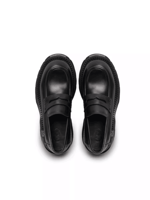 British style loafers men's thick-soled commuting height-enhancing casual leather shoes men's slip-on summer 149003