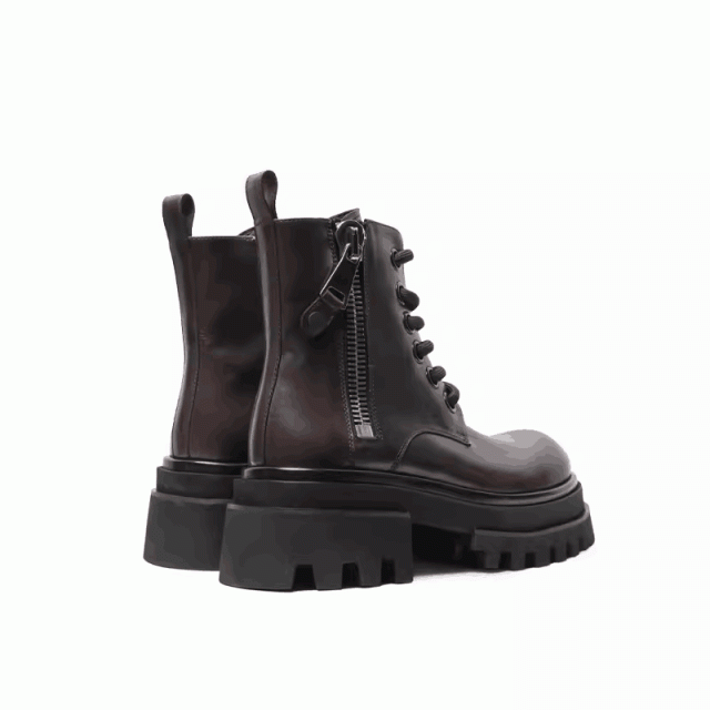 Winter new British style height-enhancing men's shoes thick-soled short boots Martin boots men 154524