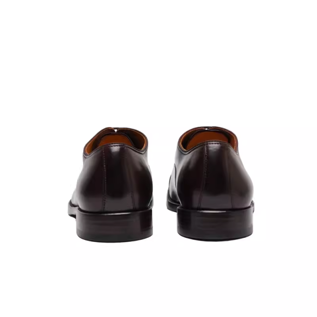 Leather shoes men's business formal leather shoes brown high-end men's round toe shoes men's shoes autumn 107503