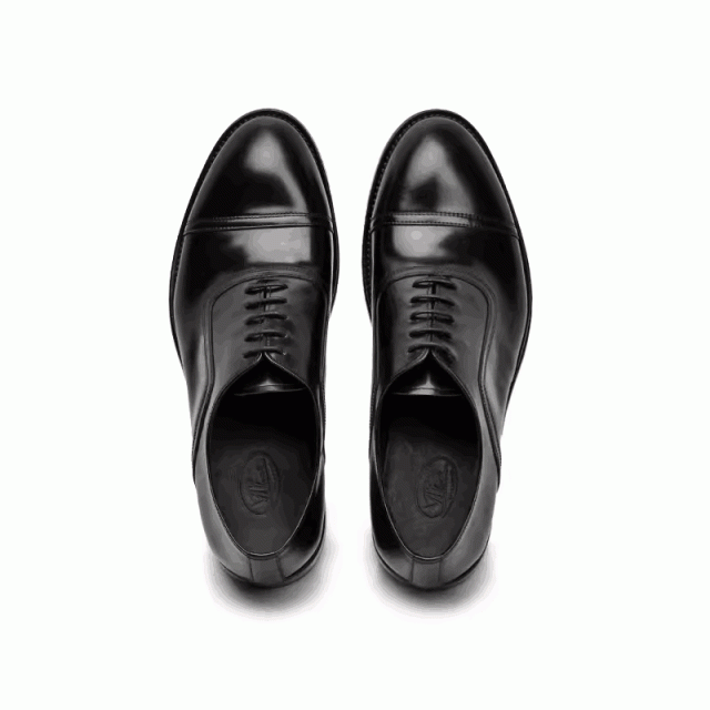 Men's leather shoes autumn and winter business British handmade bright leather wedding shoes breathable leather sole 108716